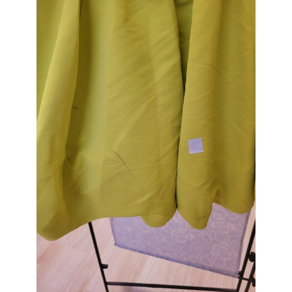 Rent the runway sz 10 Sachin and Babi Maura neon yellow mini strapless dress - Picture 9 of 10